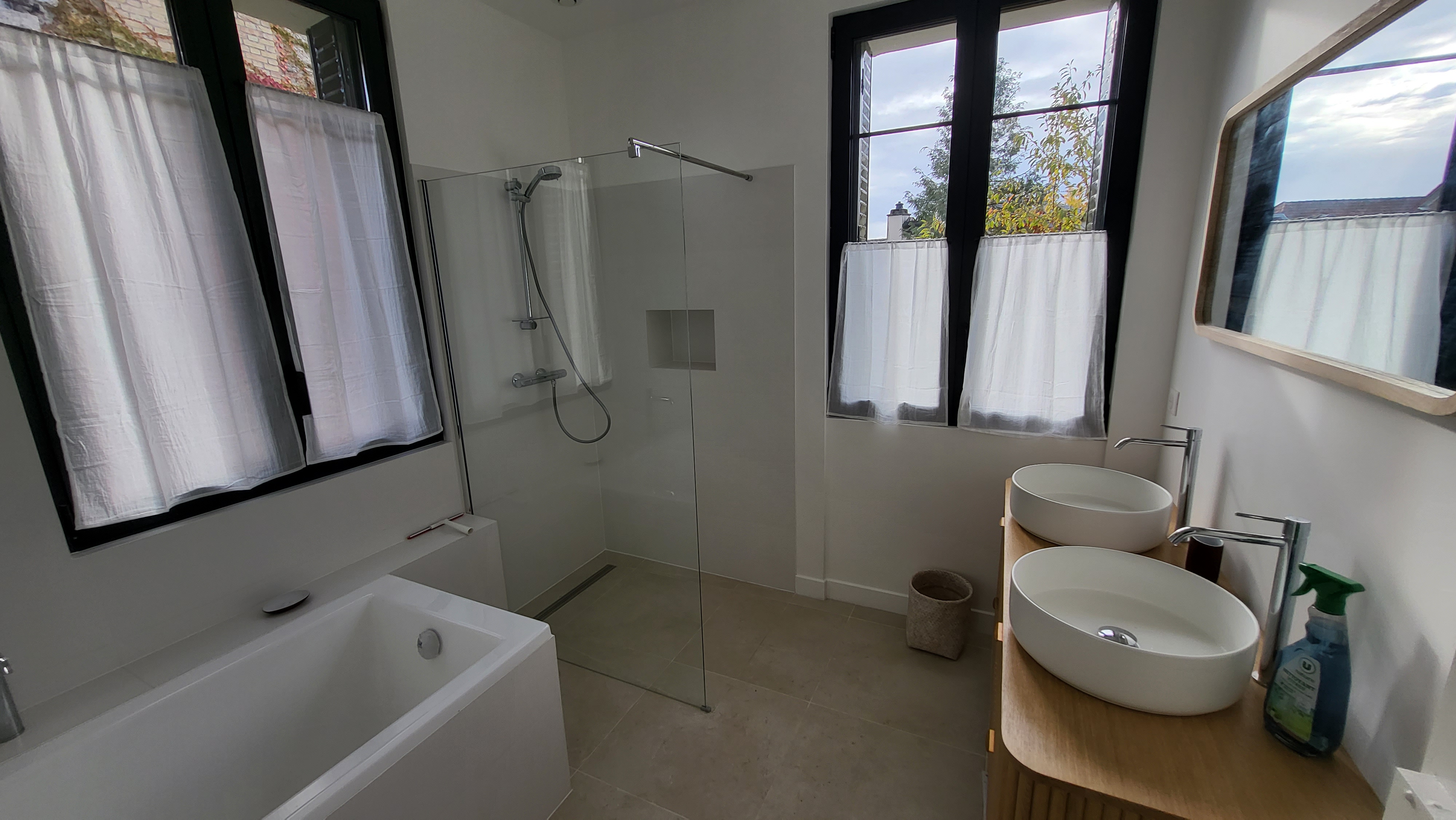 Douche à l'italienne
